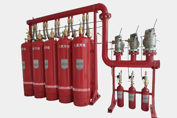 七氟丙烷管網紅內貯壓5.6Mpa滅火系統